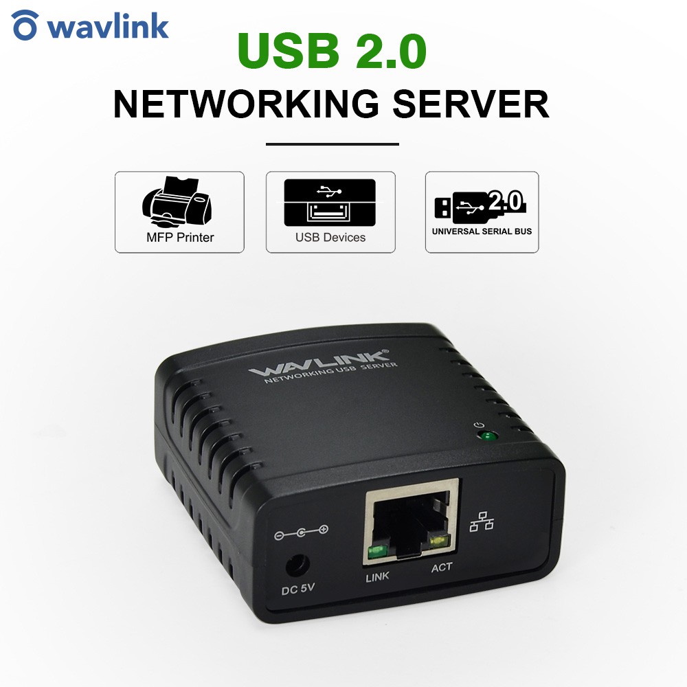 wireless network print server