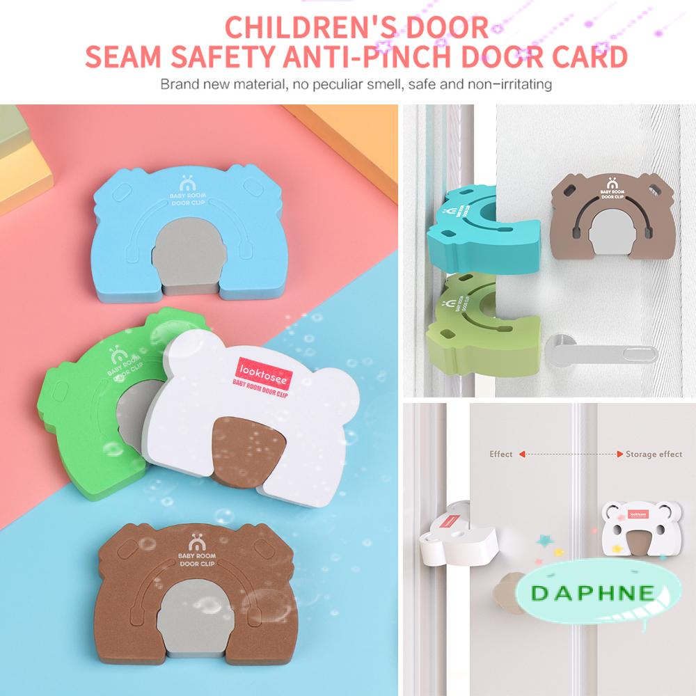 Daphne Home Security Door Stopper Soft Baby Kids Safety Guard New Foam Kitchen Bedroom Door Clip Finger Protector Shopee Singapore