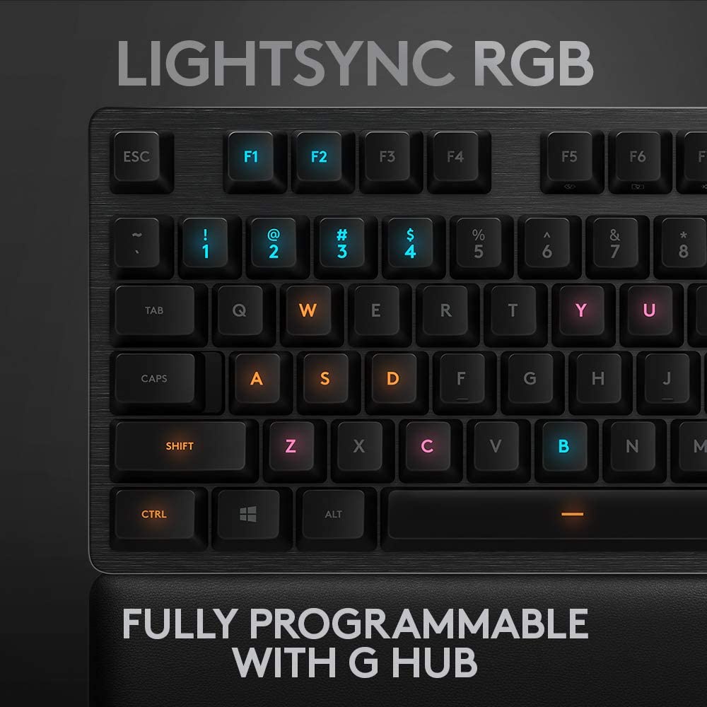 Logitech G512 RGB Mechanical Gaming Keyboard ,USB Passthrough(Choose