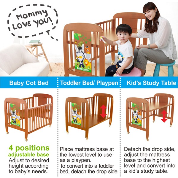 puku baby cot