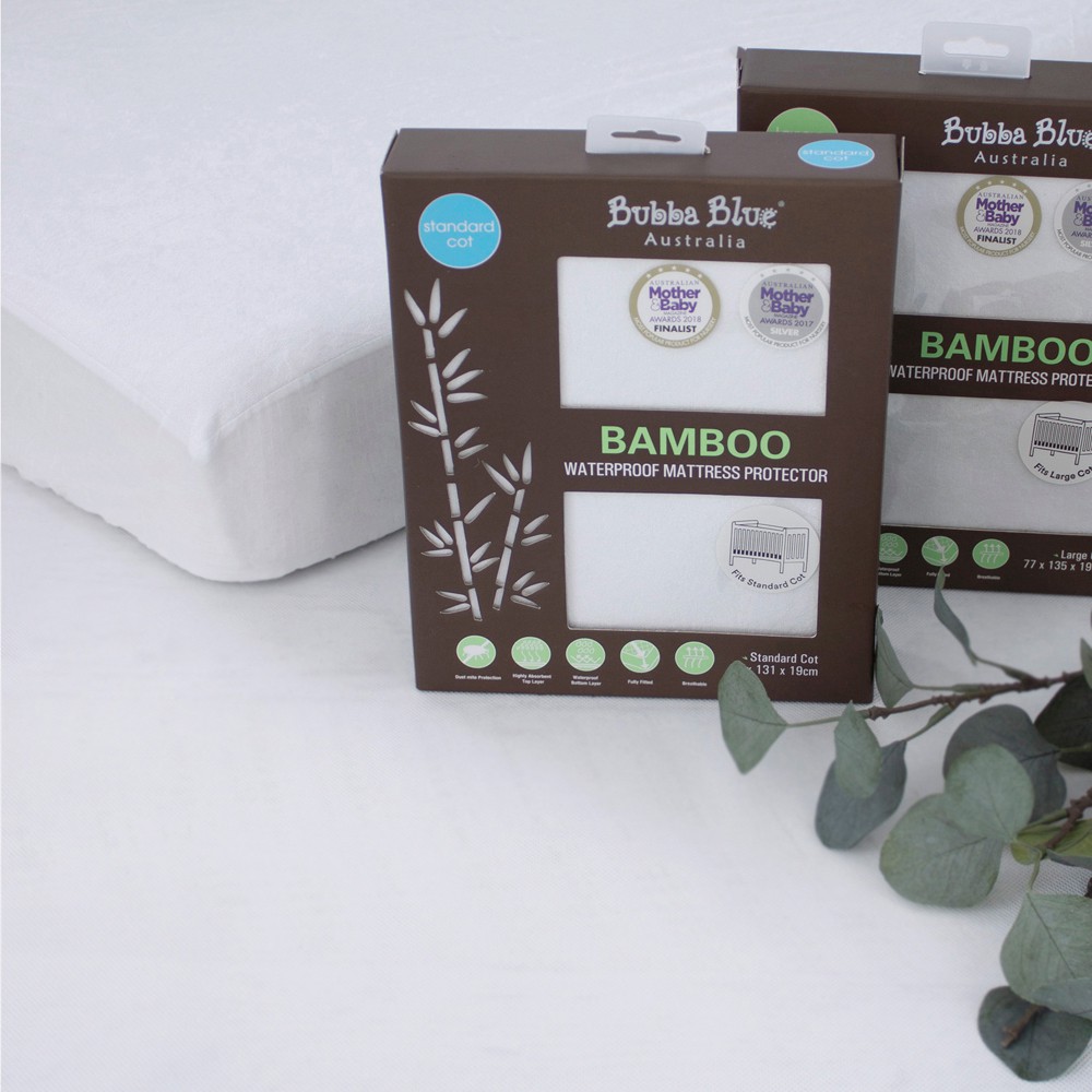 bubba blue bamboo mattress protector