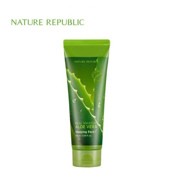 Nature Republic Real Squeeze Aloe Vera Sleeping Pack 160ml