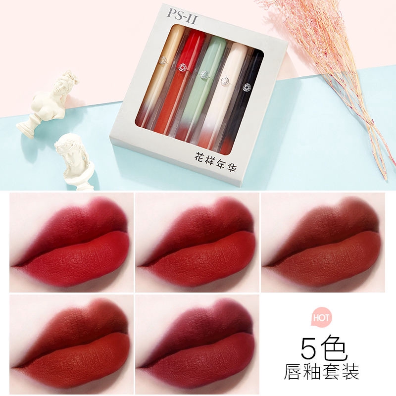 glossy lipstick set