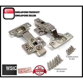 Kitchen Cabinet Wardrobe 3d Adjustable Soft Close Hinge 110 Opening Shopee Singapore