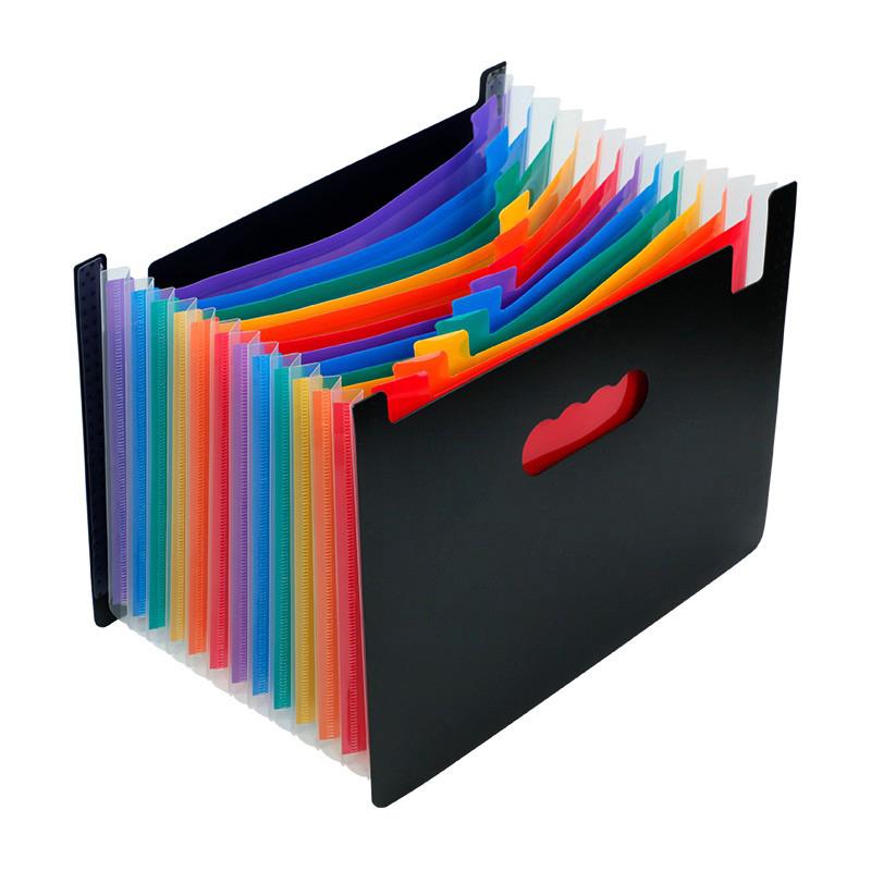 12 Pockets Expanding File Folder Portable Label Classify Business File