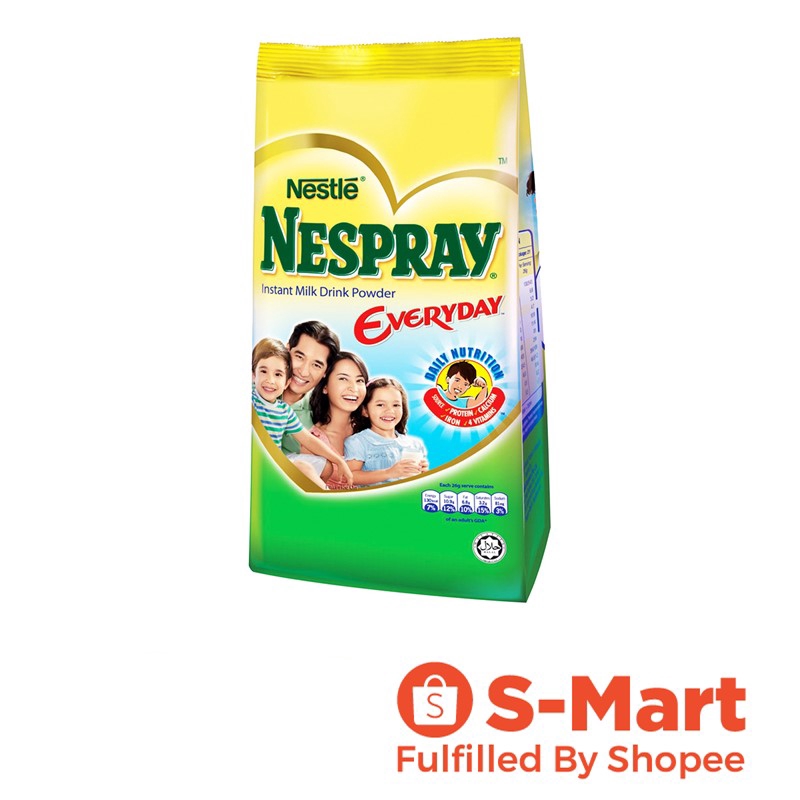 Nespray Everyday Instant Milk Powder 550g | Shopee Singapore