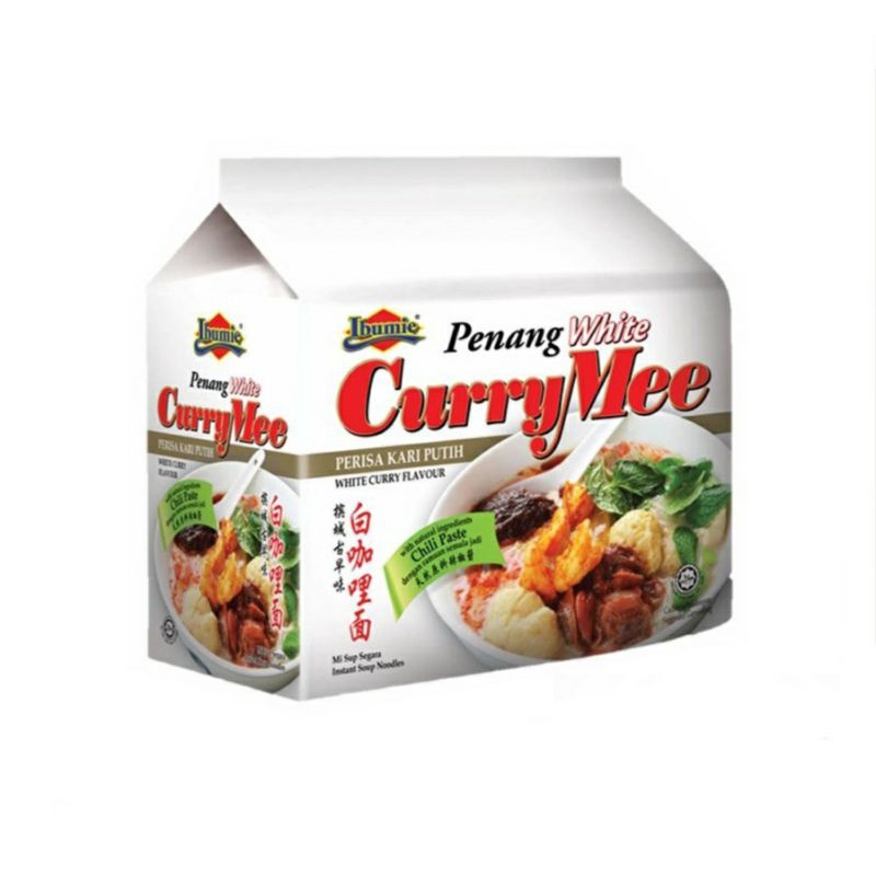 Ibumie Penang White Curry Mee 105g X 4 Pack Shopee Singapore