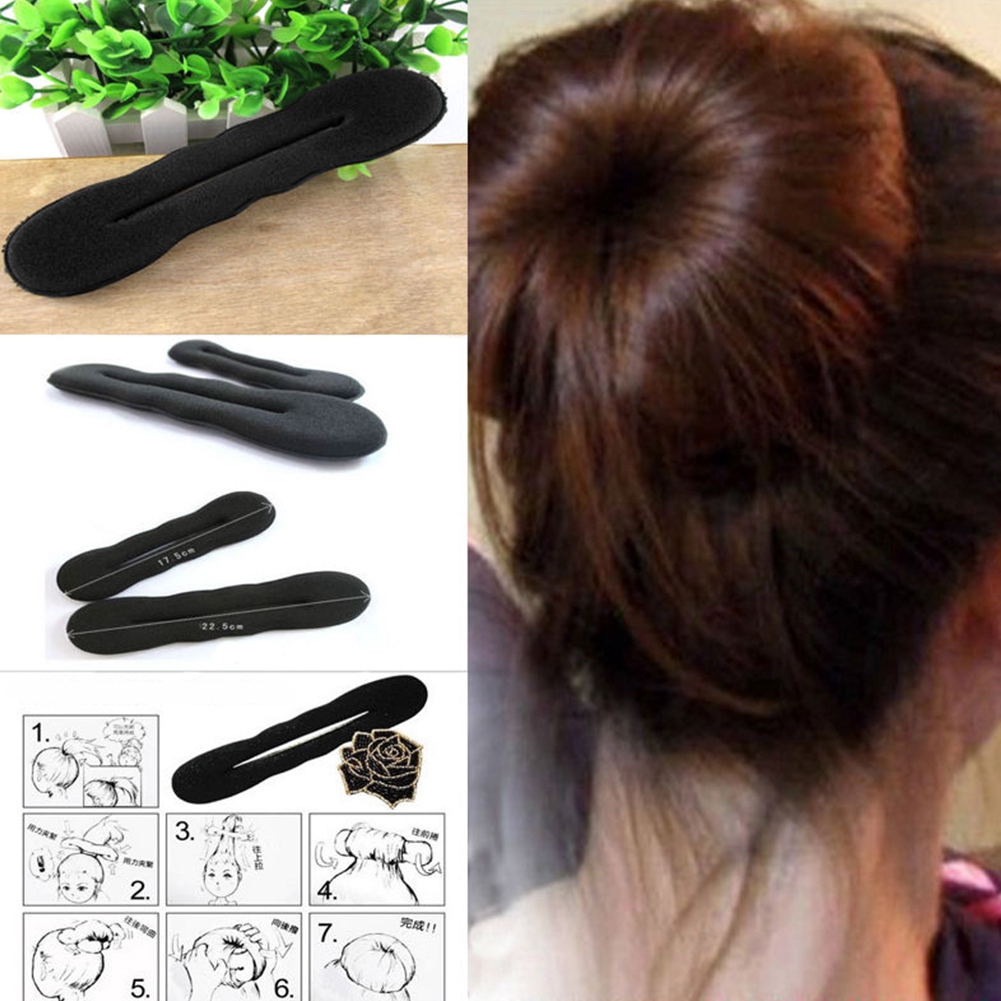 Women S Girls Magic Hair Bun Snap Styling Donut Former French Twist Band Maker