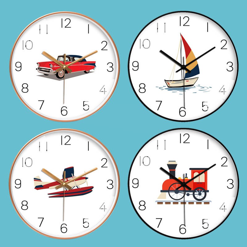 10 Inch 25 Cm Cartoon Cute Wall Clock Shopee Singapore