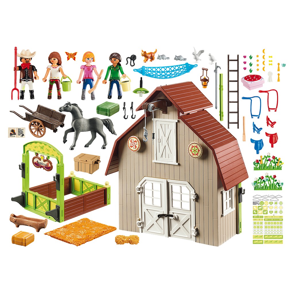 playmobil spirit riding free lucky's happy home