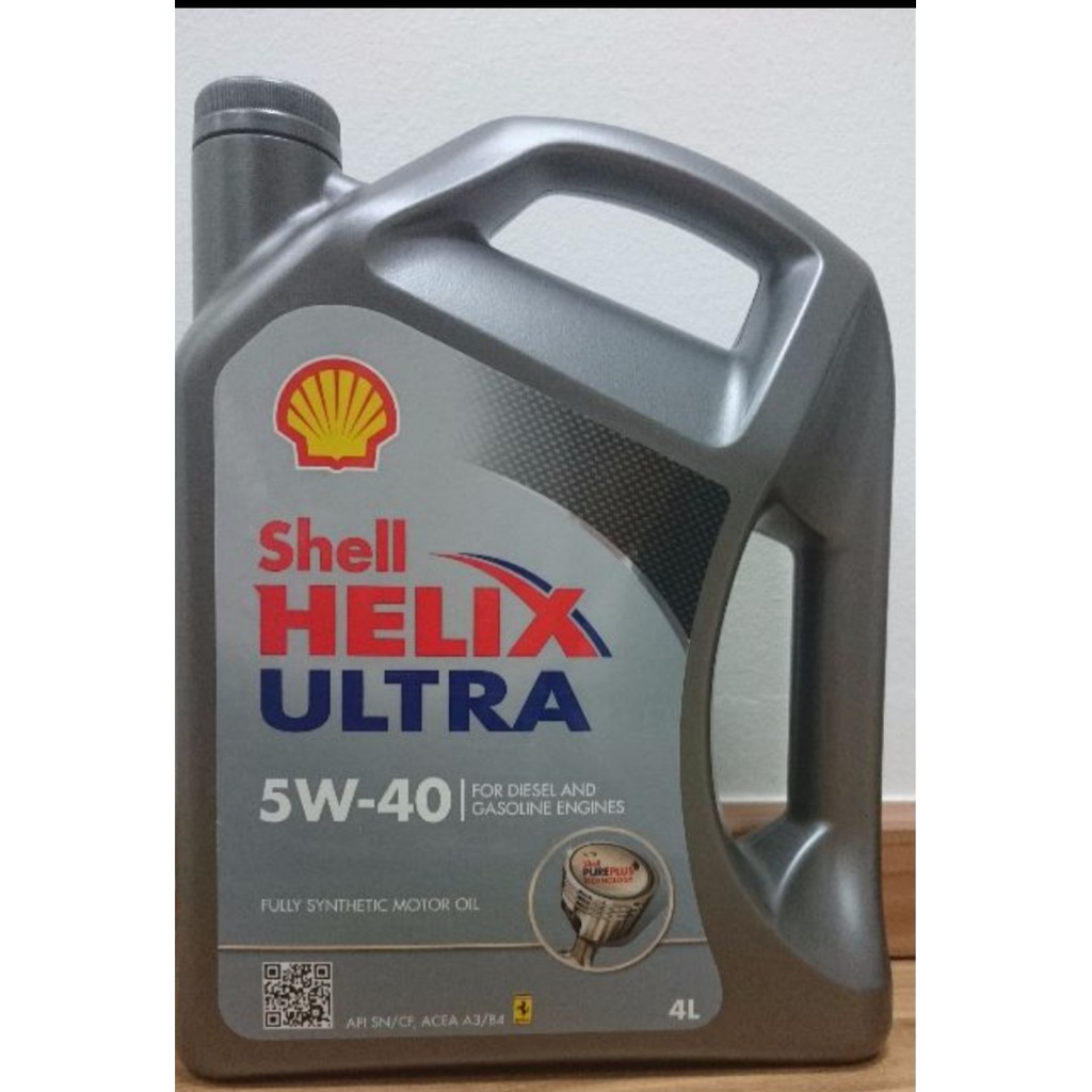 Shell Helix 5w40 Engine Oil 4 Litre Packing Shopee Singapore