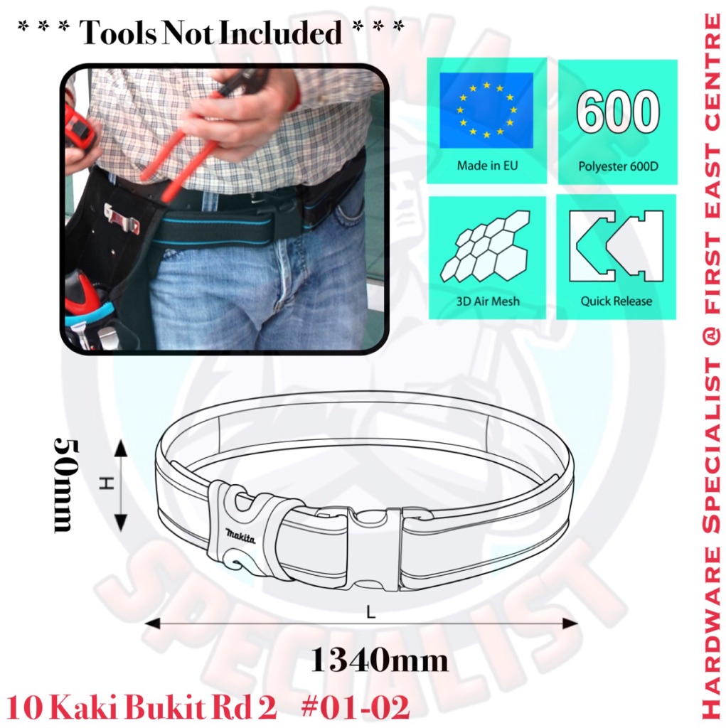Work Belt for Tools Makita P-71825 Quick Release Belt Brand NEW 