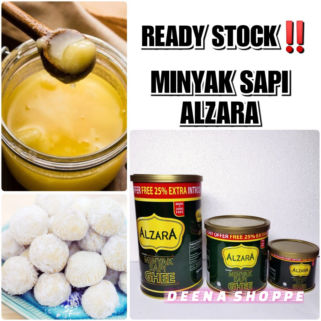 150gm 1kg Minyak Sapi Alzara Alzara Ghee Blended Offer 25 Extra Shopee Singapore