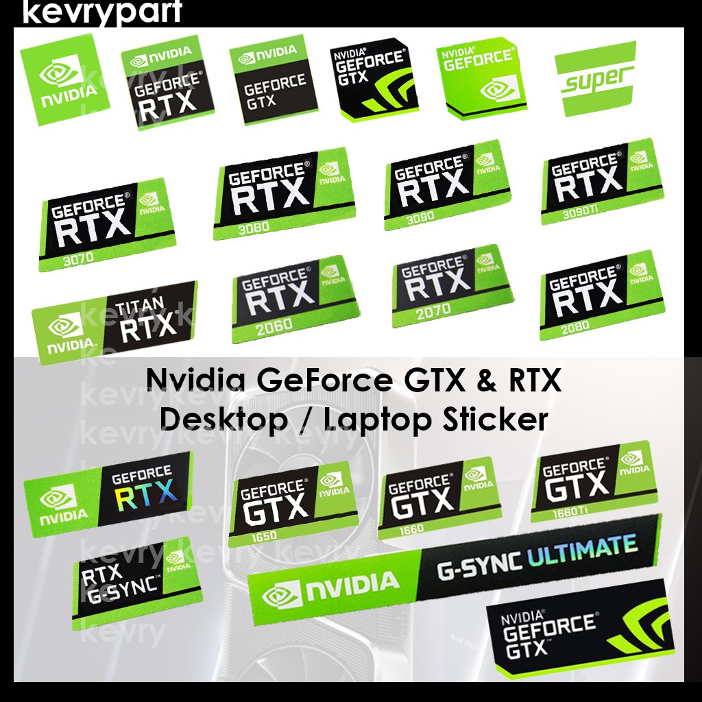 NVIDIA Geforce GTX RTX TITAN 3080 3070 3090Ti 2060 2070 2080 Super ...