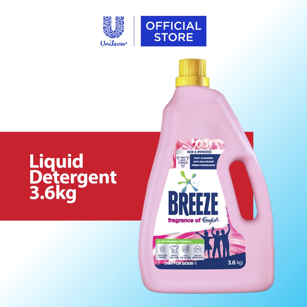 Breeze Liquid Detergent 3.6kg Shopee Singapore