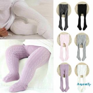 ✿ℛBaby Girl Toddler Kids Plain Socks Cotton Warm Tights Stockings Pantyhose&RAISE
