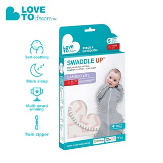 LOVE TO DREAM SWADDLE UP BAMBOO LITE-0.2 TOG | PINK | NEWBORN - M SIZE | SG LOCAL SELLER | MUMCHECKED #4