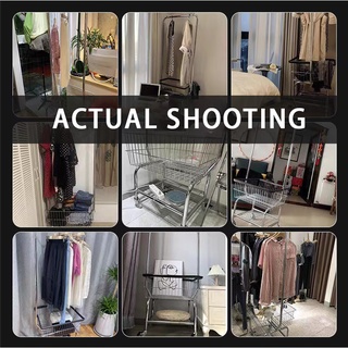 Stainless steel hanger rack clothes hanging rack removable storage rack clothes hanger stand clothes drying rack #8