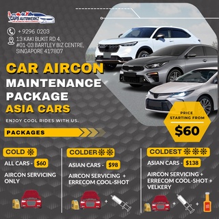 Asia Car Aircon Maintenance Servicing Package