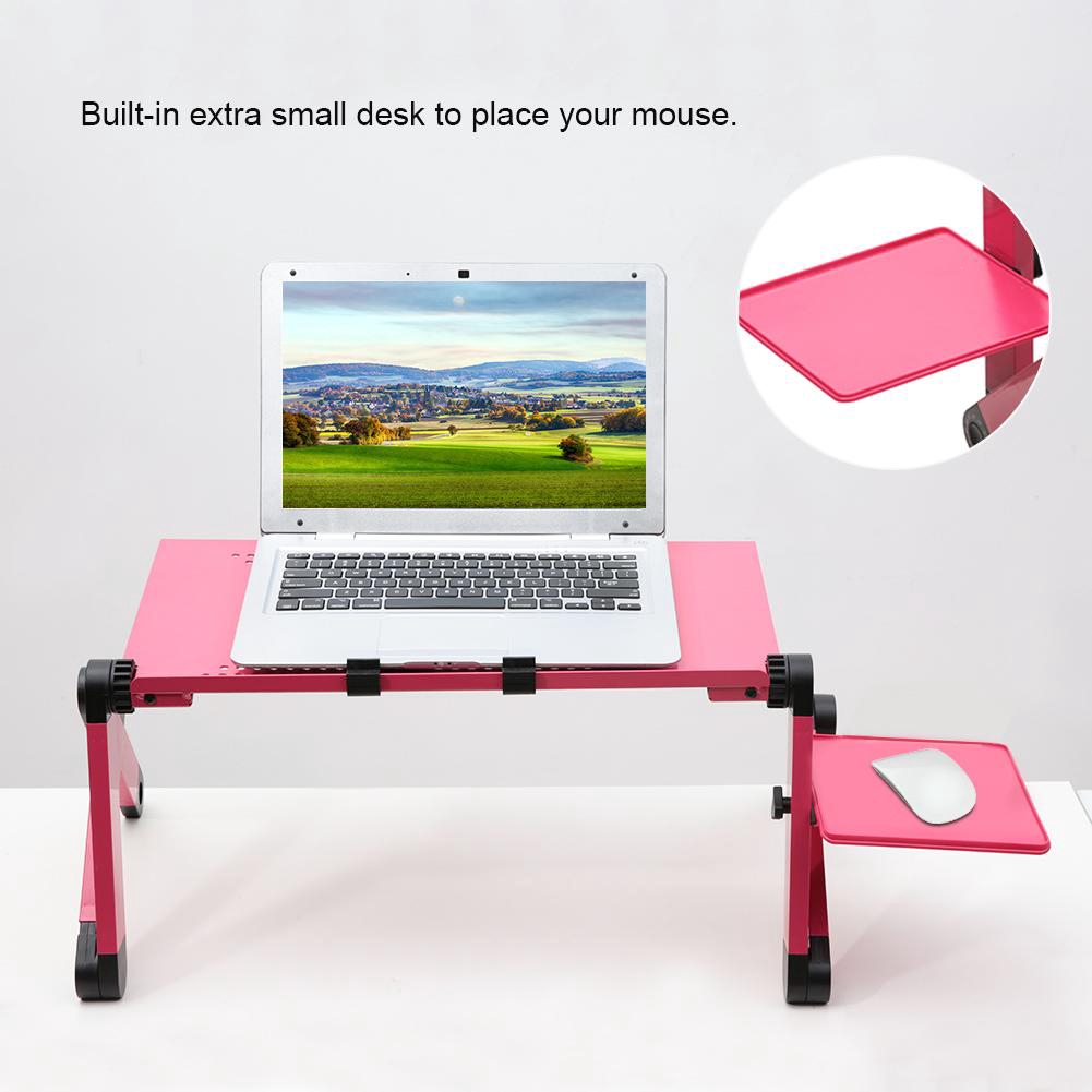 Adjustable Table Computer Laptop 360 Stand Lap Desk Folding Sofa