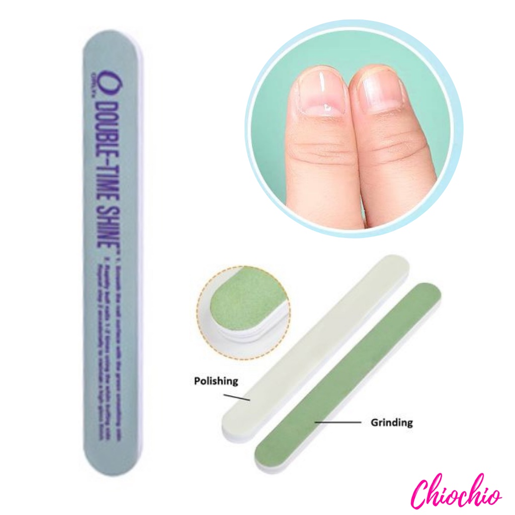 SG Ready Stock Orly Double Time Shine Nail Buffer 2 Ways Buffing