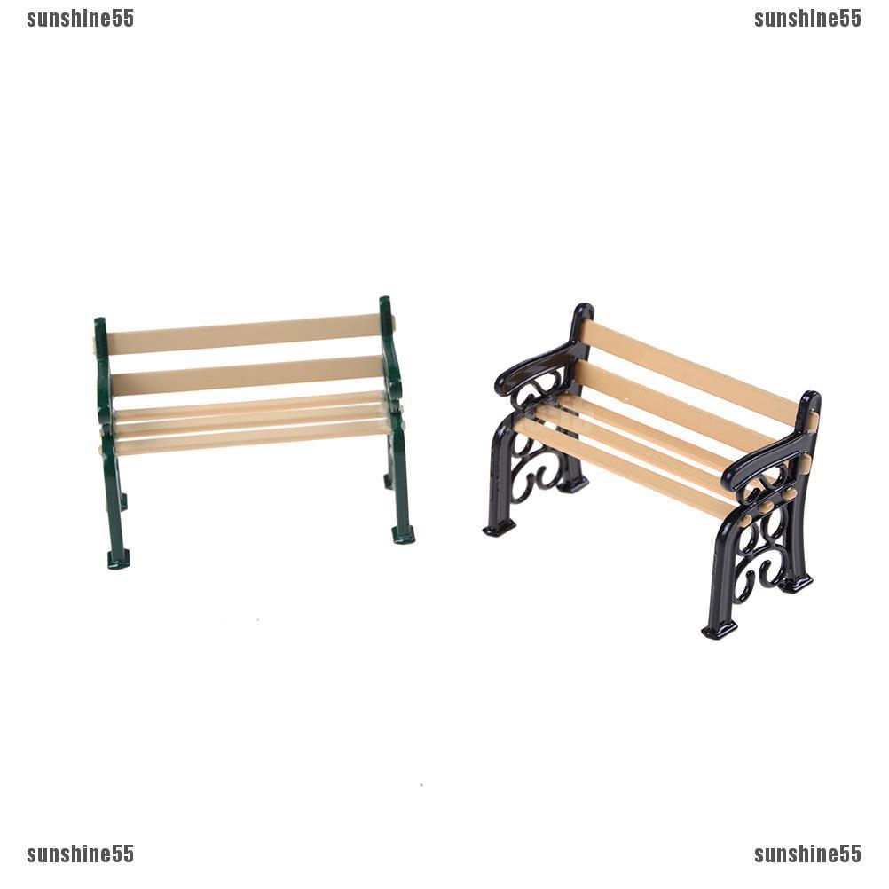 miniature wooden bench