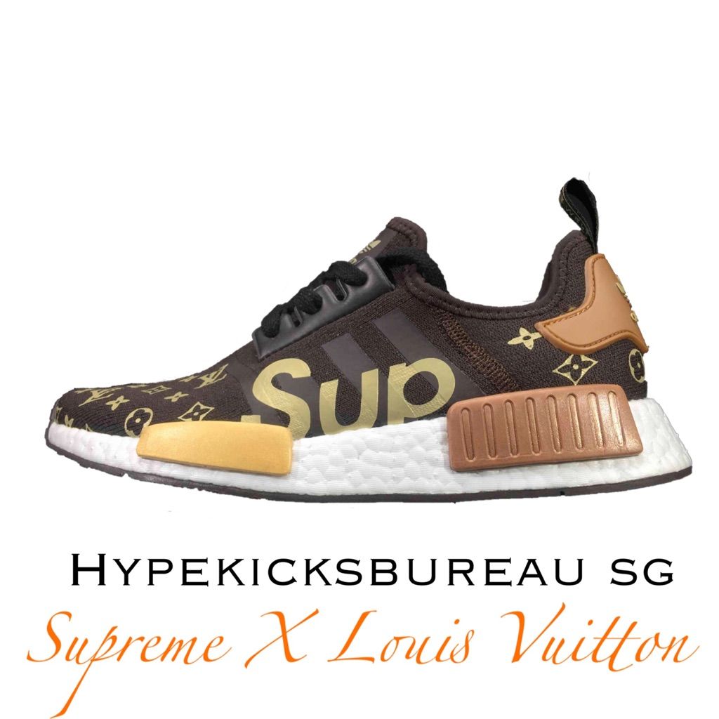 SneakersNBonsai Envisions a Supreme x Louis Vuitton adidas NMD_R1 Custom