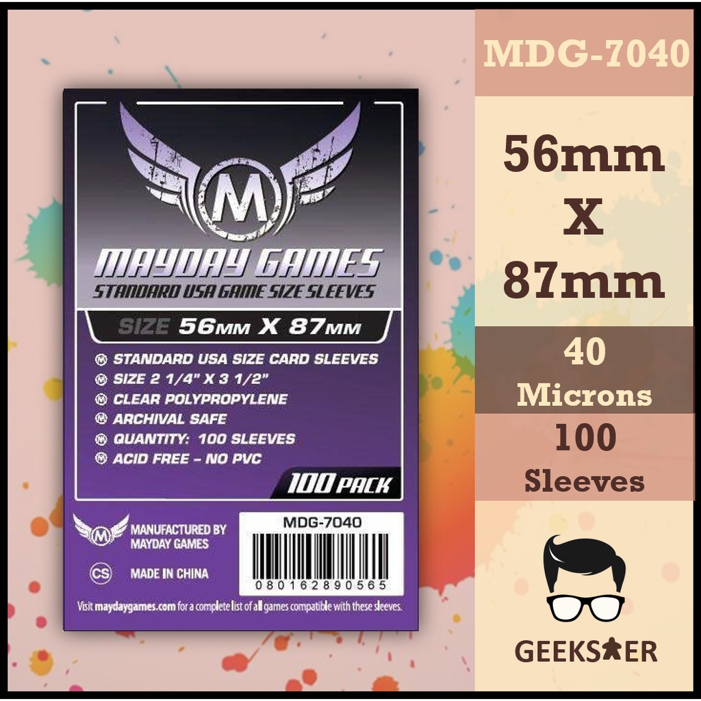 7040 Mayday Standard USA (56 X 87mm) [Mayday Sleeves] Shopee Singapore