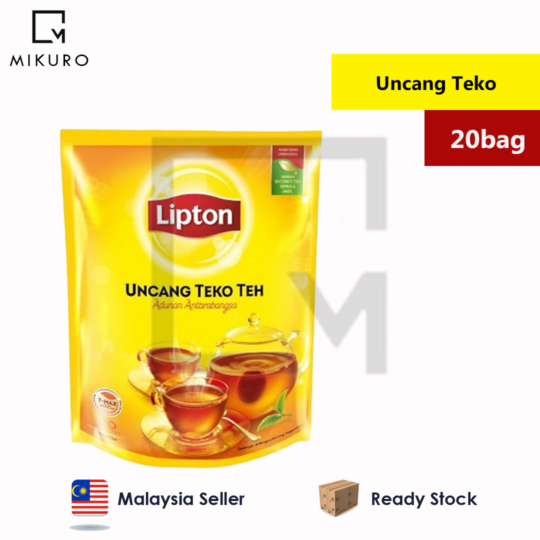 Shop Malaysia Lipton Extra Kaw Tea Uncang Teapot 20 40 80p Shopee Singapore