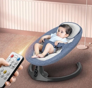 Premium Electric Automatic Baby Auto Swing ，Leaf Portable Smart Rocker Baby Sleep Swing Chair