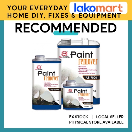 ALSEAL Paint Remover for Wood & Metal Surfaces [AS7000] Shopee Singapore