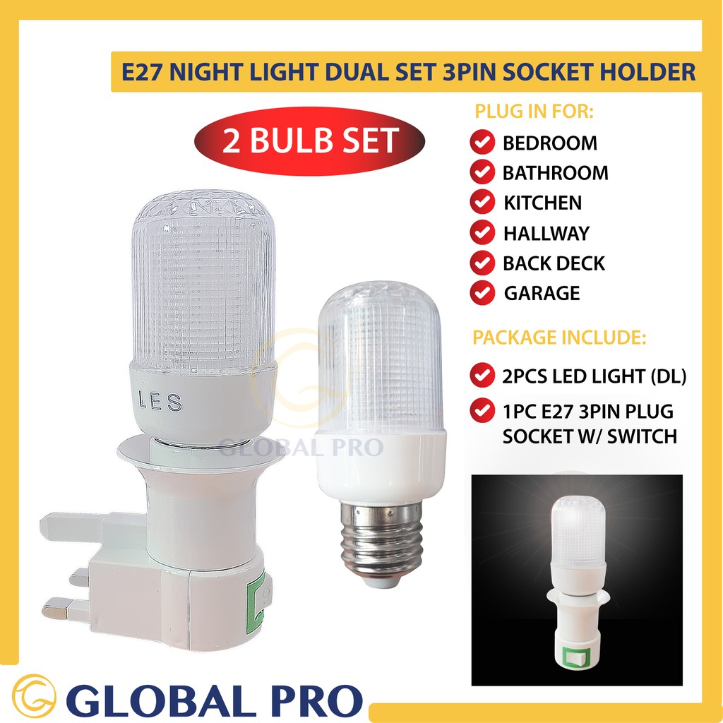 dual bulb holder