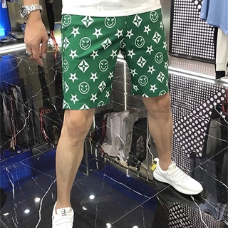 (M ~ 5XL)shorts Pants Men's Fashion European Print Beach Pants Casual Shorts 2021 Summer New Men Pants