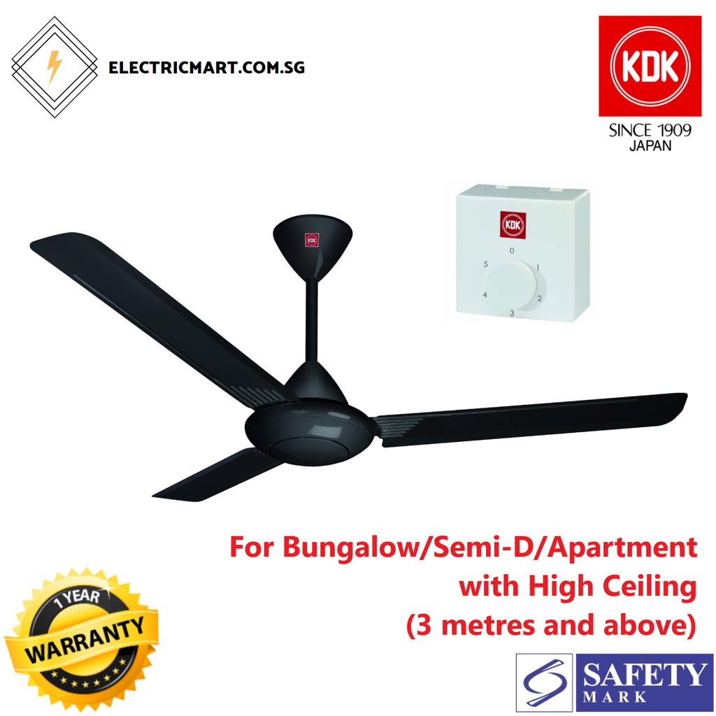 KDK M60SG Ceiling Fan 150cm w/ Regulator | Shopee Singapore