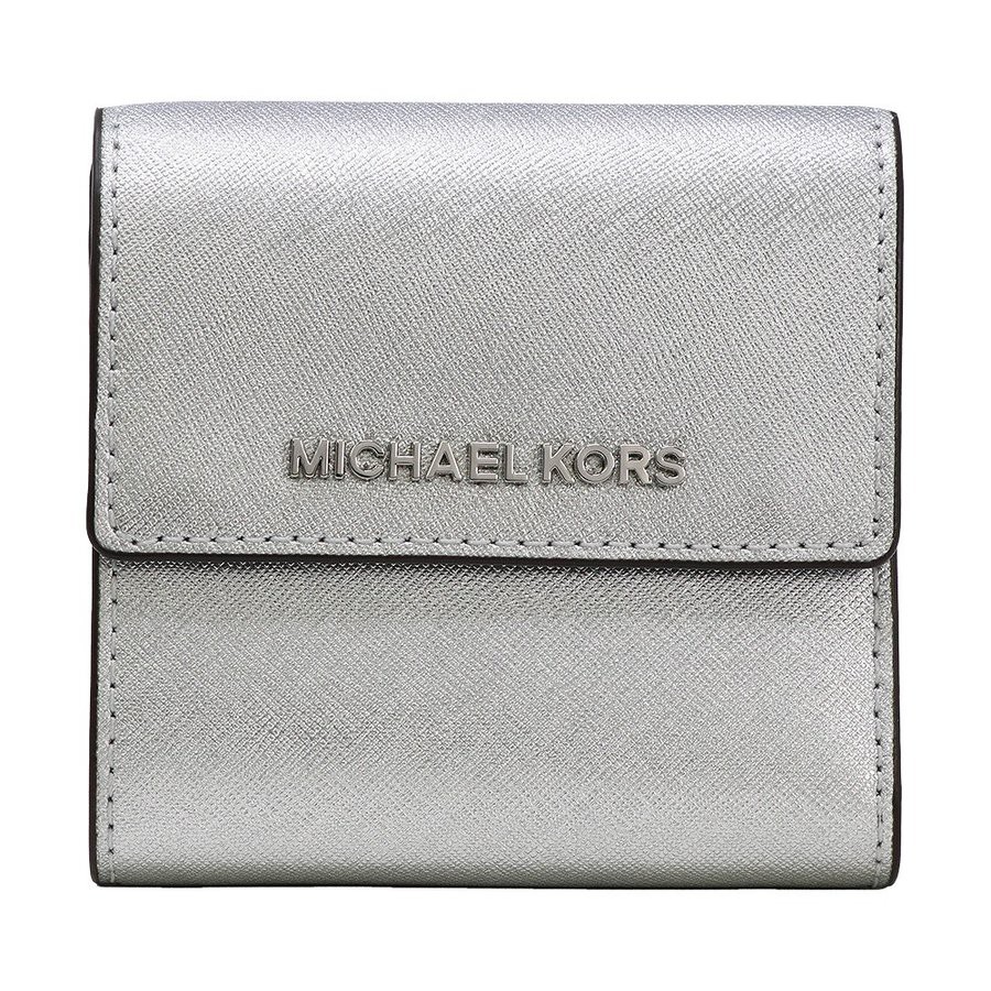 michael kors black silver wallet