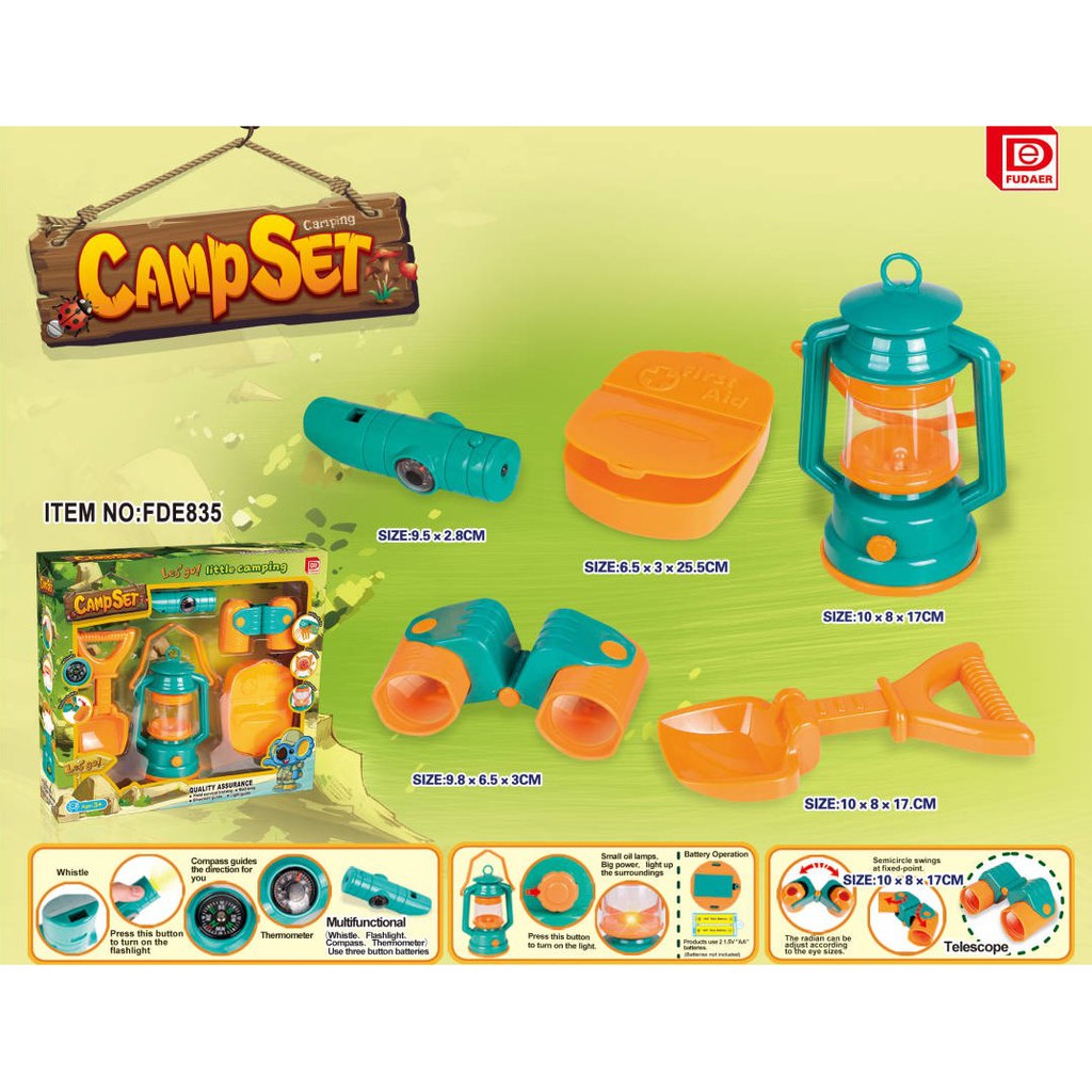 camping set toy