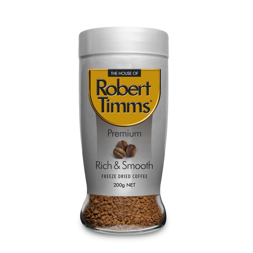 Robert Timms Freeze Dried Instant Coffee 200g Shopee Singapore