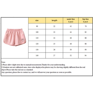 Girls short pants Children's Clothing Summer New Girls' Shorts Denim Bear Cute Pattern Outer Wear Pants Thin Children's Shorts #2