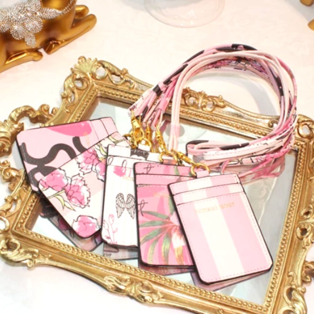 Victoria Secrets Card Holder & Lanyard | Shopee Singapore