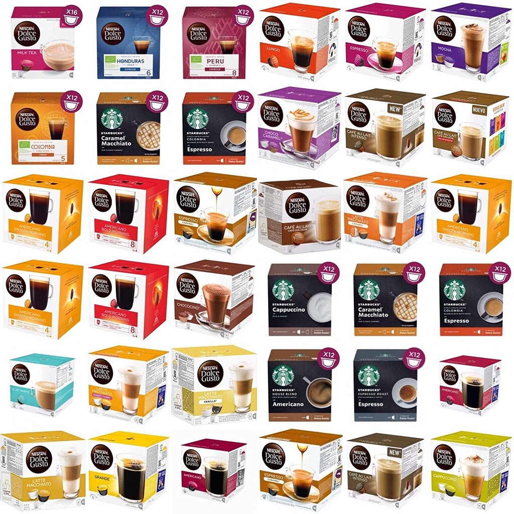 NESCAFE Dolce Gusto Capsules Full Range Family Assorted Flavours