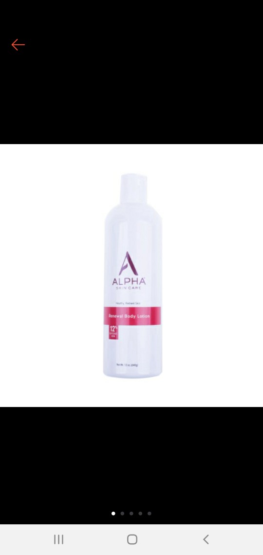 alpha hydrox 12 body lotion