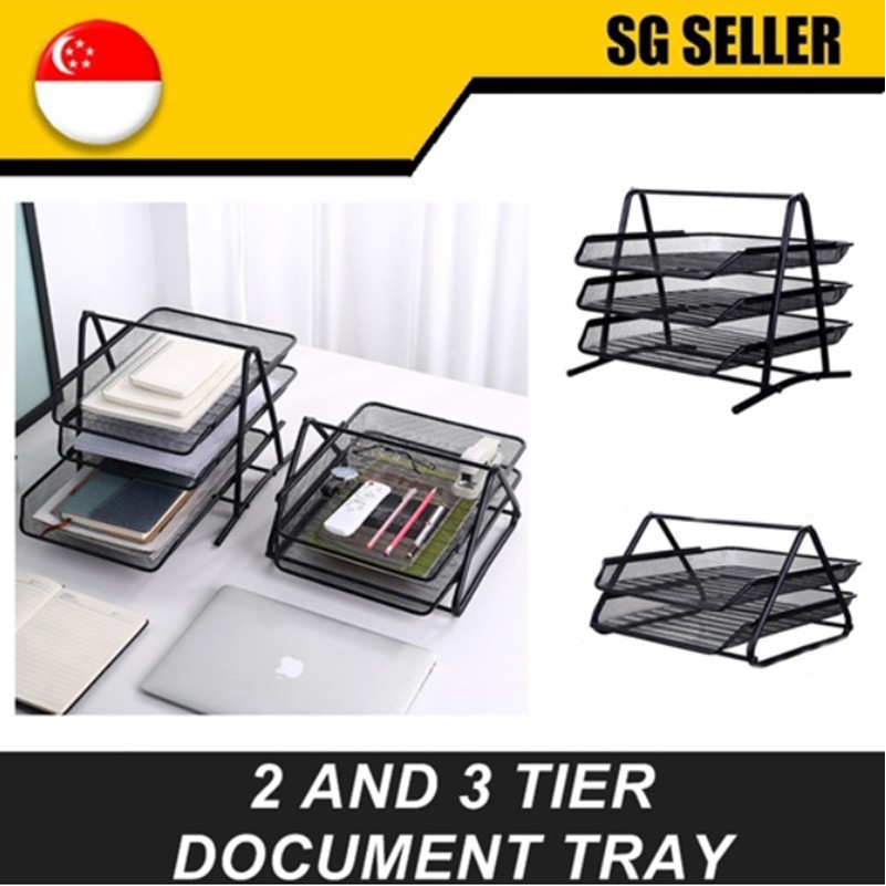 2 AND 3,4 TIER METAL DOCUMENT TRAY IDEAL FOR THE OFFICE AND HOME ...