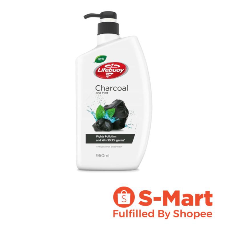 Lifebuoy Charcoal & Mint Anti Bacterial Body Wash 950Ml Shopee Singapore
