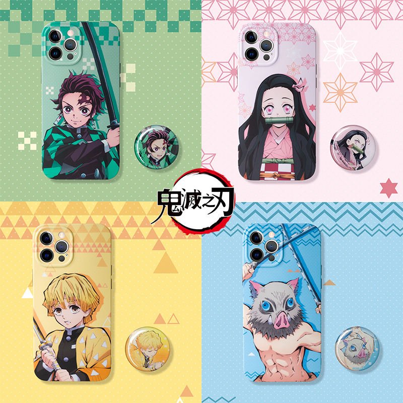 Case For Iphone Anime Demon Slayer Shockproof Silicone Matte Iphone Xs Max Xr 7 8 Se2 Plus 11 Pro Max Fashion Soft Cover Shopee Singapore