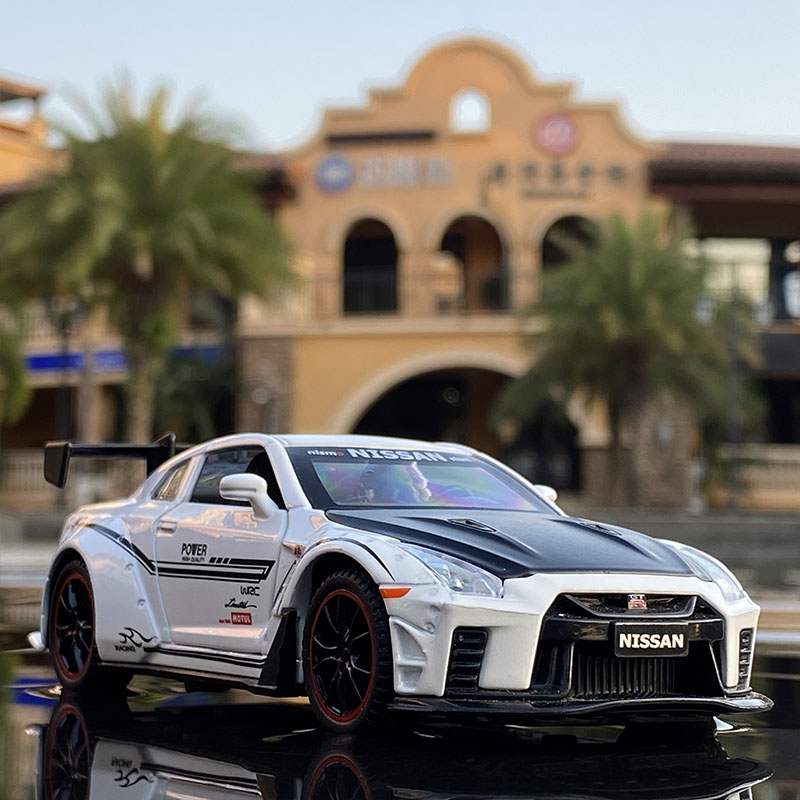 1 32 Nissan Skyline Ares Gtr R34 R35 Diecasts Toy Vehicles Metal Toy Car Model High Simulation Pull Back Collection Ki Shopee Singapore