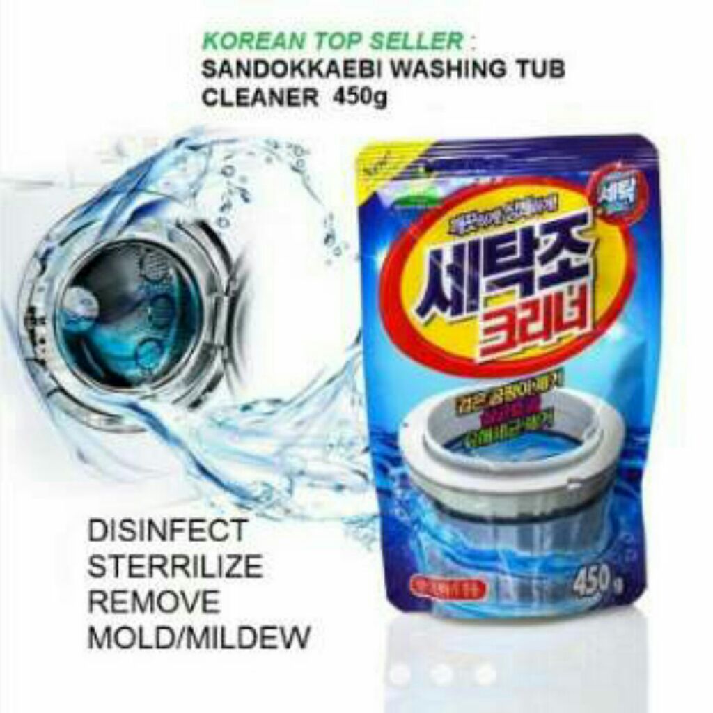 KOREA SANDOKKAEBI Washing Machine Tub Cleaner 450g Shopee Singapore