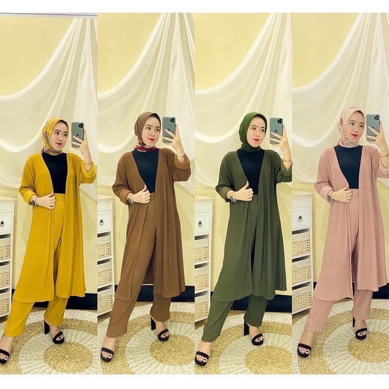 outer long cardi