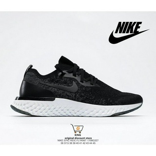 nike epic react black and gray