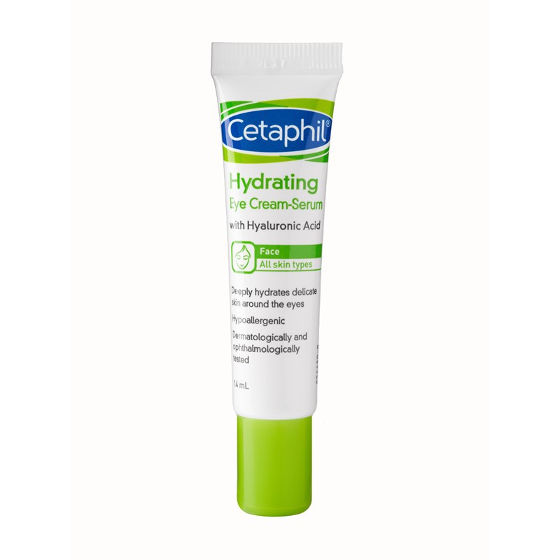 Cetaphil Hydrating Eye CreamSerum Eye Cream with Hyaluronic acid, 14mL