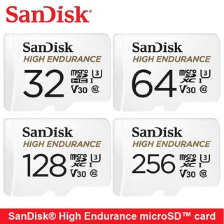 Sandisk High Endurance 32GB 64GB 128GB 256GB Dash Cam Car Camera CCTV Memory Card Micro SD Card